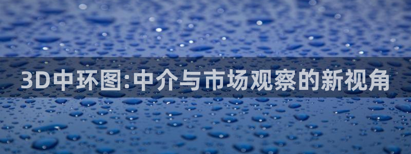 7790必发集团体育2官网入口：3D中环图:中介与市场观察的新视角